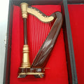 Mini Musical Instruments With Case Harp Toy Musical Instrument Figurine Decoration