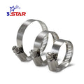 Hose Clamp Stainless Steel Adjustable Range Worm Gear Hose Clamp Fuel Pipe Clamps