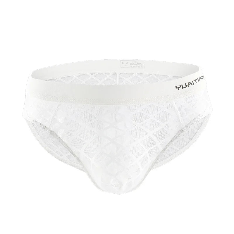 Men's Mid Rise Boxer Shorts Breathable Sexy Spandex/Nylon Comfortable Underwear Seamless Mid-Rise Knitted Fabric Sizes S-XL