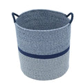 Modern Sustainable Cotton Home Storage Basket With Handle Stocked Laundry Basket Storage