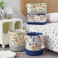 Stock Factory Kids Toy Organizers Foldable Square Rectangle  Sundries Makeup Lipstick Sustainable Eco-Friendly Toy Basket