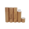 Empty Bamboo Lipstick Lip Balm Gloss Tubes Containers Bottle Holder for DIY Make up Cosmetic Crayon Deodorant Tube