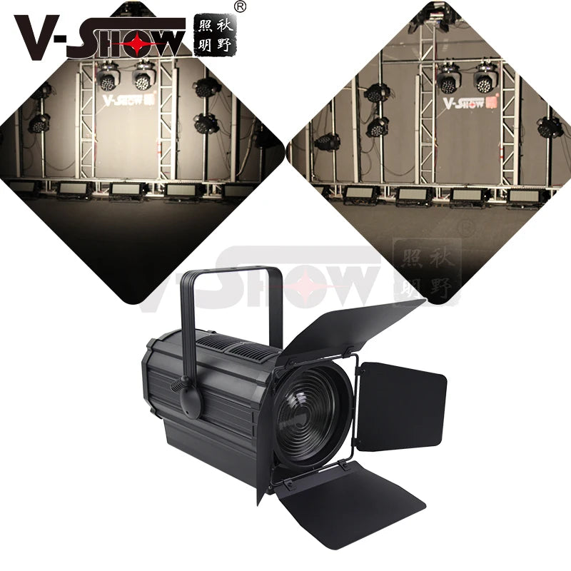 VSHOW FSP300  High Power Zoom 300W Imported Fresnel Lens Studio Light  Electric Zoom