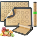 AK Silicone Baking Mat Non-stick High Temperature Resistant Silicone Fiberglass Oven Baking Mat Macaron Mat Cake Baking Tools
