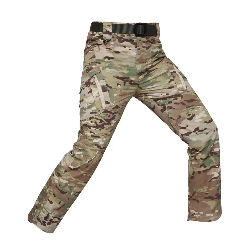 Cotton Rip Stop Strong Outdoor Multi Pockets Work Combat Black Ix9 Ix7 Trousers Waterproof Cargo Mens Tactical Pants