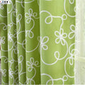New Arrival Turkish Embroidered Polyester Pastoral Floral Customized Blackout High Shading Insulated Grommet Curtain Curtains