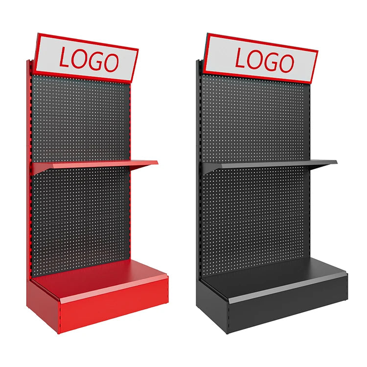 Pegboard Display Stand Metal Hardware Tools Storage Mobile Phone Accessories Display Rack  Supermarket Shelves for Wholesale