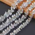 C206 10cm/Lot Wholesale Nickel-Free 18K Gold Plated Copper Charms DIY Bracelet Necklace Jewelry Making Zircons Chain Pass REACH