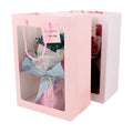 INUNION Hot Sales Eco Friendly Paper Gift Wrapping Bags Bouquet Flower Bag Packaging Gift Packing Bag With Clear Window