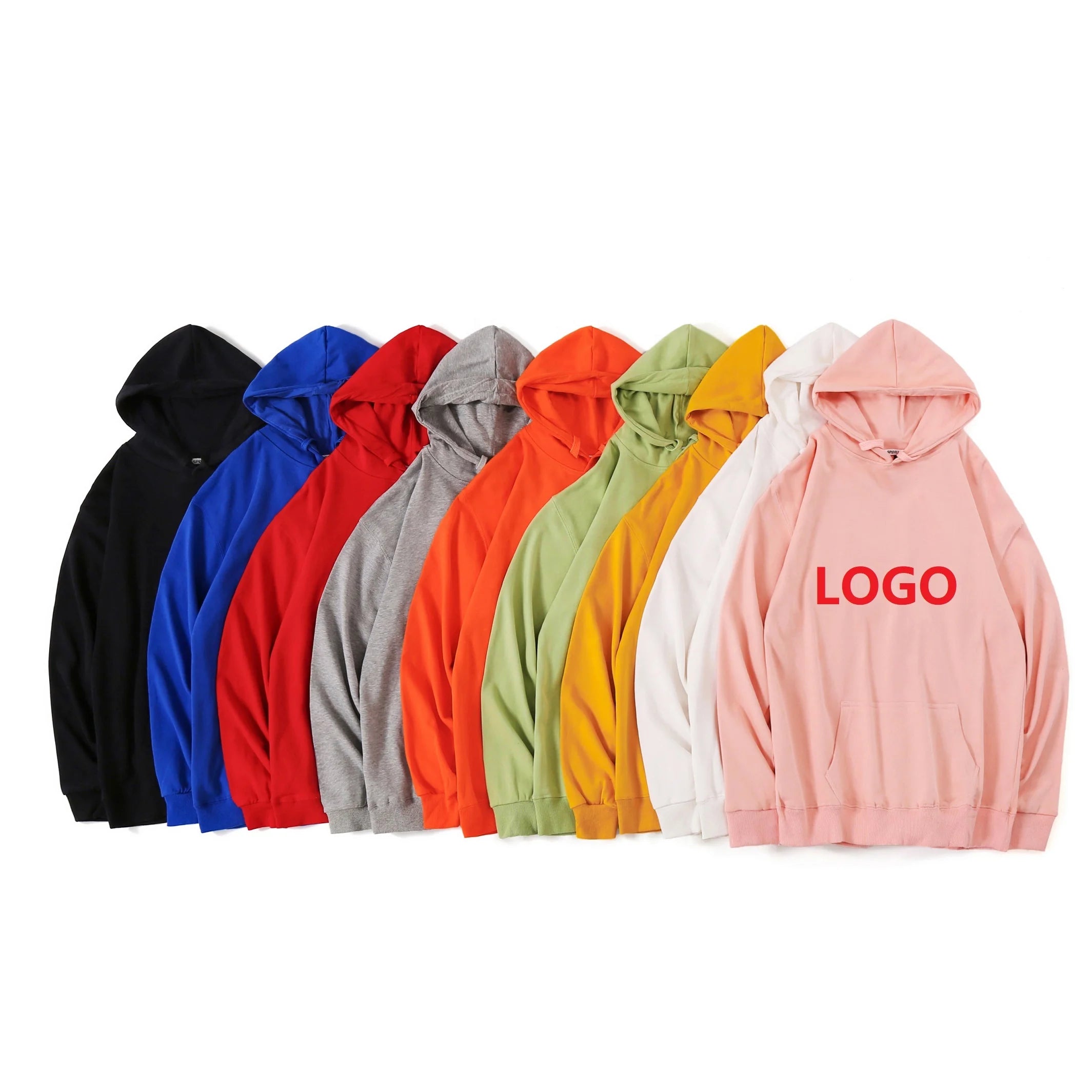 AI-MICH Customizable Heavyweight 400gsm Pullover Hoodie Thick French Terry Top Drop Shoulder Oversize Plus Size for Men Winter