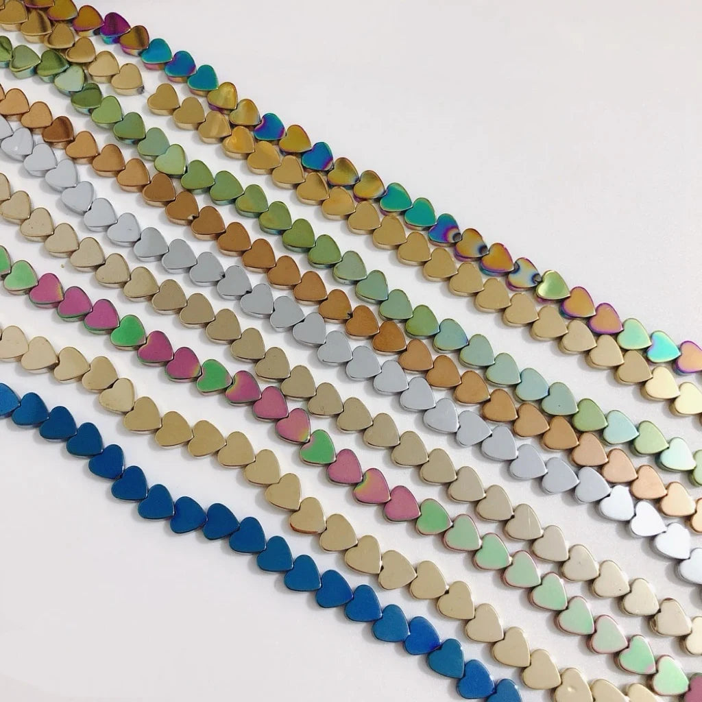 Wholesale 6mm 8mm 10mm Heart Hematite Beads Heart Beads Natural Stone DIY for Jewelry Making