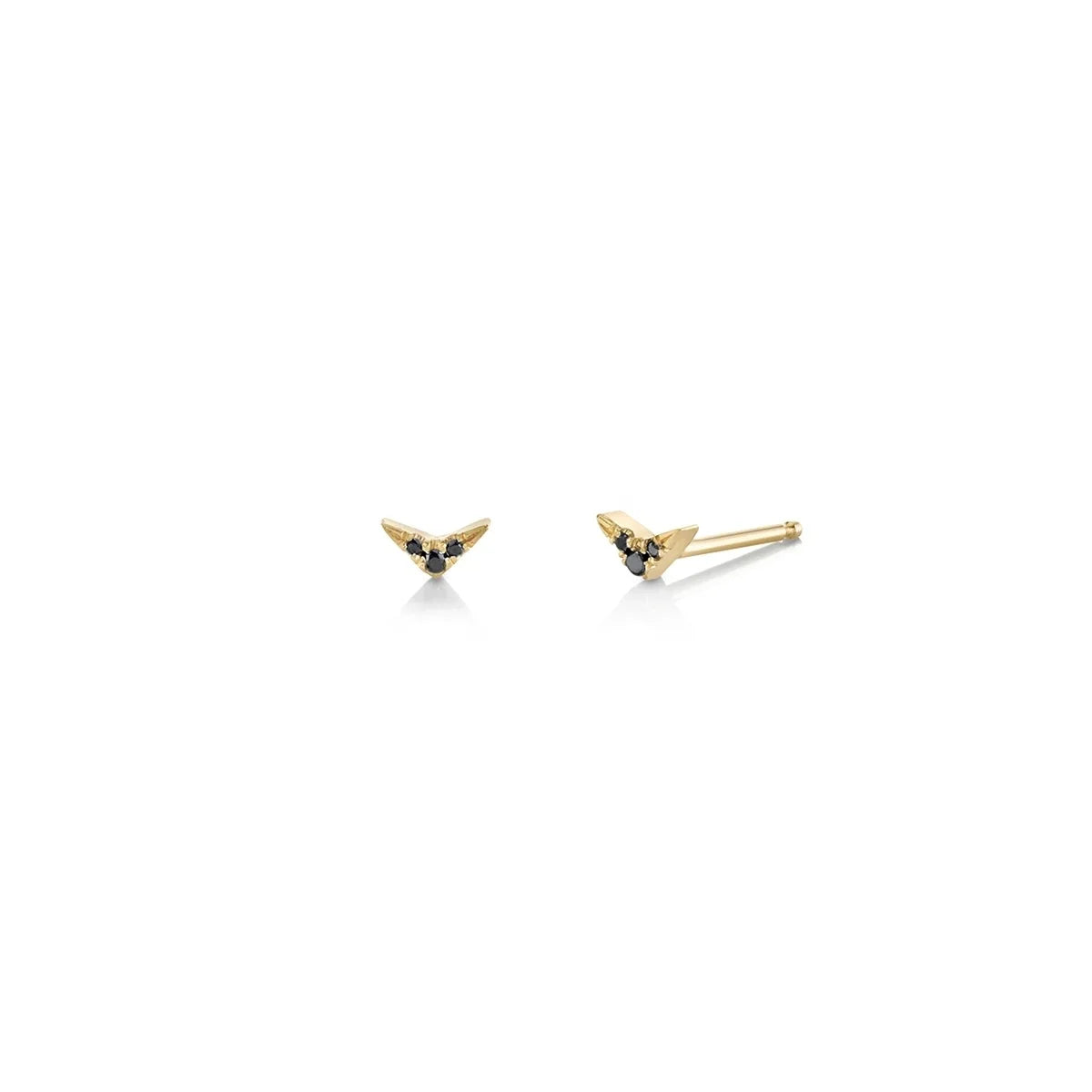 LOZRUNVE 925 Sterling Silver Dainty Delicate Mini Letter V Geometric Stud Earring Jewelry