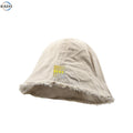 Fashionable Cute Solid Color Custom Cotton Unisex Bucket Hats