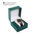 Custom Packaging Paper Boxes Logo Green Customised Customized Watches for Card Print Empty With Lid Customizable Watch Gift Box
