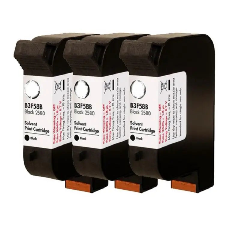 China Best Price TIJ Black Solvent Fast Dry Hp45 Ink Cartridge for 2580 2590 B3F58B W3T10B Handheld Multi Heads Inkjet Printer