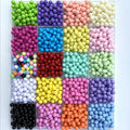 500g/bag Glass Colorful Chunky Fancy No Hole Beads 6mm 8mm 10mm 12mm for Crystal DIY Lampwork & Glass Beads Projects for Jewelry