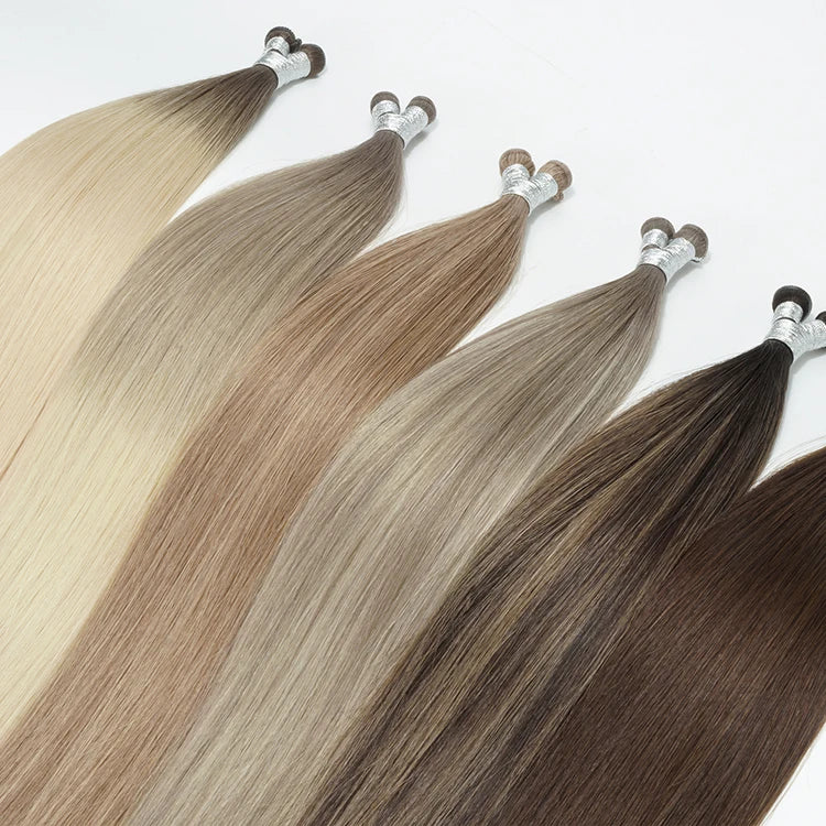 Human Hair Extensions Brazilian Remy for Single Weft Raw Sewing Machine