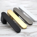 Zinc Alloy Magnetic Silent Door Lock for Luxury Hotel Apartment Bedroom Oval Shape Door Handle Locks