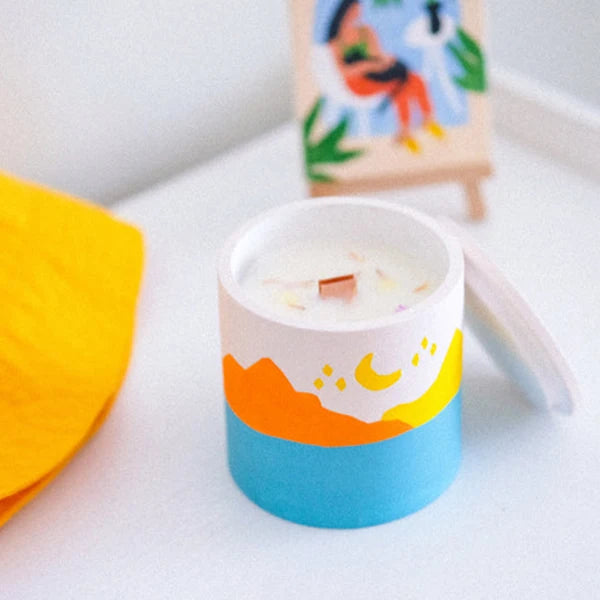 Customizable Promotional Handmade Organic Environment-Friendly Scented Candle for Home Decoration 7 Scents Christmas