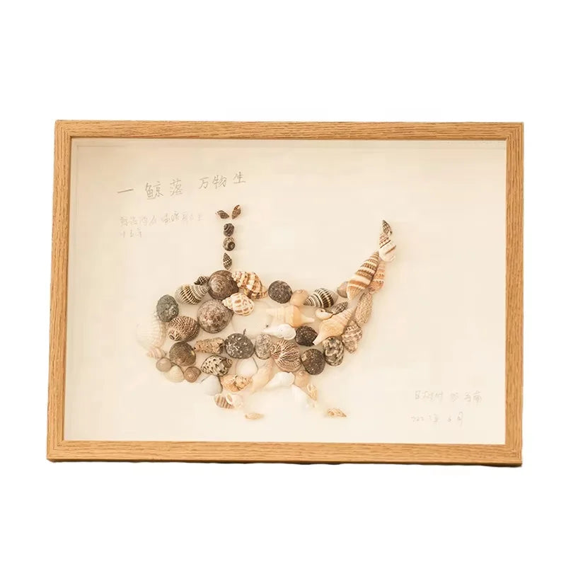 Home Decor 3cm 5cm 3D Dry Flower Deep Wooden Photo Frame Plant Shell Rose Speciment Display Frame Shadow Box