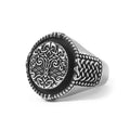 Viking Souvenir Stainless Steel Viking Ring Men Norse Yggdrasil Tree of Life Viking Jewelry