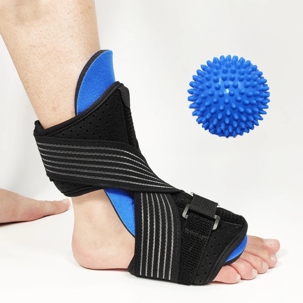 Adjustable Sport Foot Ankle Brace with Plantar Night Splint Winter Foot Orthosis for Relief of Foot and Ankle Pain