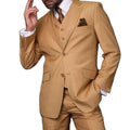 Excellent 3 Piece Suit Men Wedding Tuxedos Notch Lapel Two Button Groom Tuxedos Men Business Dinner Prom Blazer Jacket+Pant+Vest