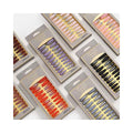 24pcs Matte Frosting Press on Nails Glitter Gradient Extra Long Coffin Nail Tips Full Cover False Nails Tip Wholesale