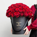Wholesale 2023 Custom Size Matte Paper Cylinder Box Embossed Design with Mushroom Rose Flower for Valentines Day Gift Packaging