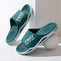 Men's Unisex Indoor Hotel Bathroom Shower Slippers Multi-Size Summer PVC Sports Printed Slides Comfortable Non-Slip Beach Wear