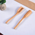 Unique Reusable Kitchen Accessories Spoon Heavy Weight Eco Friendly Natural Bamboo Wood Tea Scoop