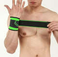Adjustable Sports Wristband Soft Fitness Weight Lifting Hand Strap Protector Breathable Wrap Band for Wrist Support-Model #HW-09