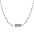 Dylam Minimalist Collares De Plata Para Mujer Twisted Link Chain 925 Sterling Silver Necklaces Chain Necklace Pendants for Women