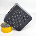 50-Port USB Charging Rack with Detachable Cables | 300W High-Capacity Charger Station for Events Conference Rental Business