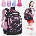 Manufacture Cute Cartoon School Bags for Girls Children Kids Backpack with Letter Pattern
