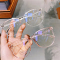 2023 Cheap New Retro Round Anti-Blue Light Blue Light Blocking Optical Fashion Women Anti Blue-ray Eye Glasses Eyeglasses Frames