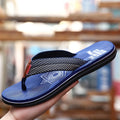 Men's Soft EVA Mid-sole PVC Out-sole Anti-Slip Beach Flip Flop Slippers for Summer Outdoors Factory Price