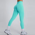 New Fashion High Waist Gym Workout Scrunch Butt Leggings Custom logo Tummy Control Yoga Seamless Leggings for Women