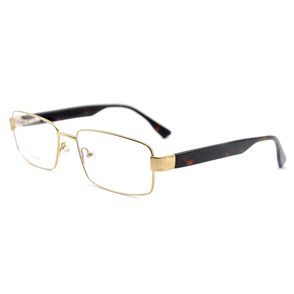 Modern Titanium Metal Optical Frames for Men Stylish Eyeglasses
