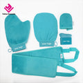 Customized Logo Self Tanning Mitt Application Kit Waterproof Sunless Velvet Exfoliating Mitts With Thumb