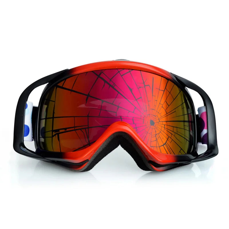 Flexible Frame Off-Road Motocross Goggles for Adults Sports Eyewear with Nose Protection and Tear-off System
