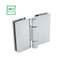 Doorplus 180 Degree Brass Shower Hinge Soft Close Bathroom Accessories with Glass Pivot Clamp Glass Hinges Door Hardware