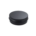 Wholesale Metal Storage Container 30ml 50ml 60ml Black Eye Shadow Empty Aluminum Can Cosmetic Jars