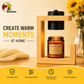 Beeman Electric Wax Lamp Candle Warmer Wooden Candle Warmer Lamp Dimmable Solid Wood Candle Lamp MegaBDM