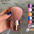 Popular Round Small Flower Nails Brush Paint Gel Dust Cleaning Makeup Brush Tool Remove Nail Dust Brush