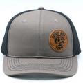 Custom Logo Trucker Hat with Leather Patch Cheap 100% Cotton Denim Fashion Style for Sports