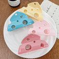 Cartoon Cheese Hair Barrettes Cute Cheese Hair Clip Claw Clip for Girl Hair Accessories Styling Clip