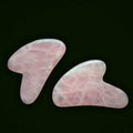 HZ Wholesale Natural Jade Guasha Private Label Scraping Rose Quartz Amethyst Jade Gua Sha Tools for Face Body Skincare