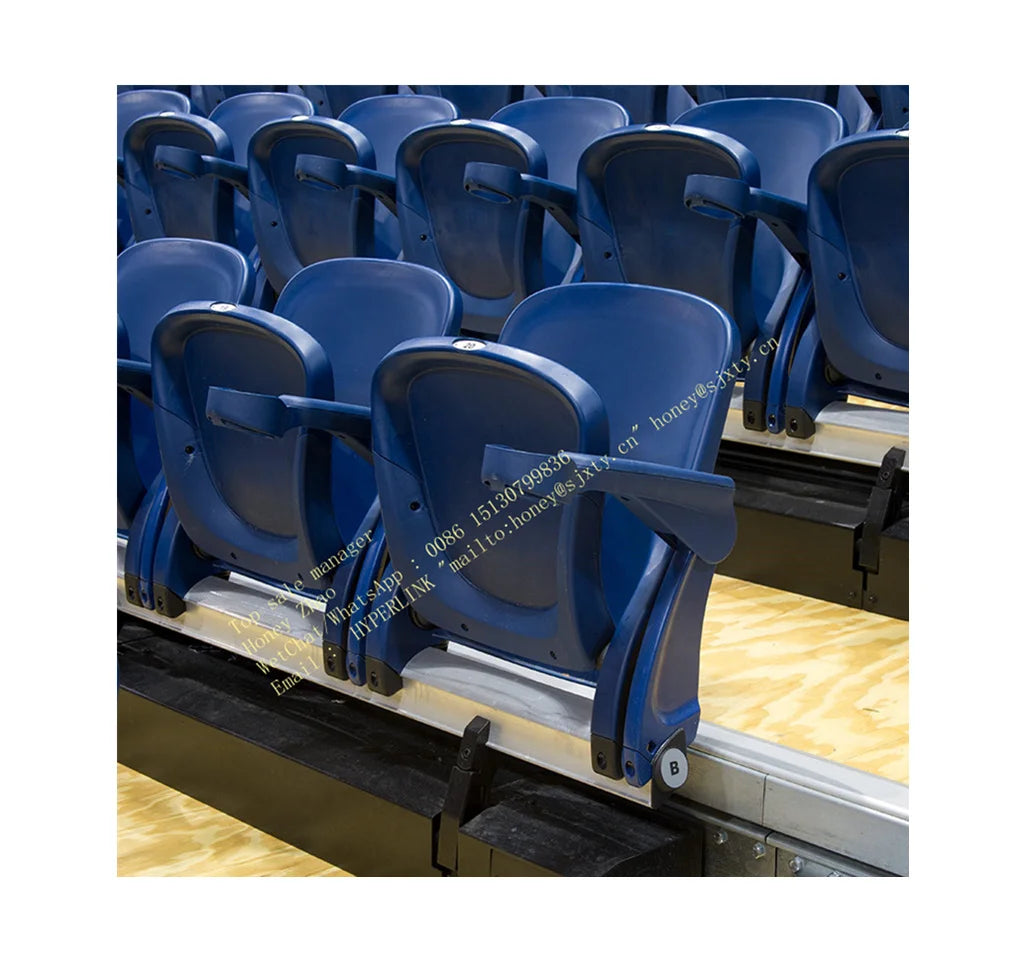 Floor Mounted Plastic Bleacher Stadium Seat