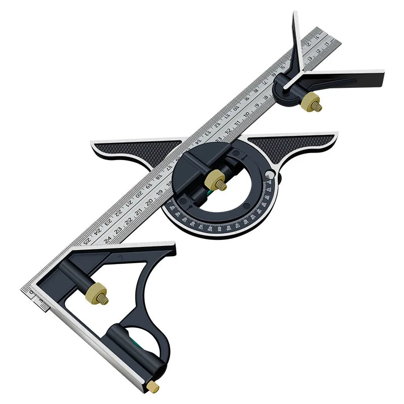 305mm Adjustable Stainless Steel Multi-function Angle Ruler Woodworking Tool DIY OEM